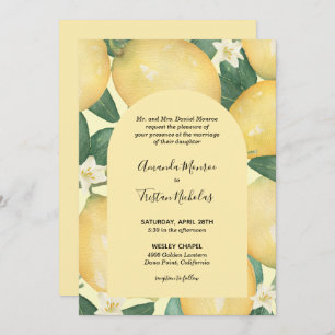 Lemons Greenerity Wedding All in One Invites