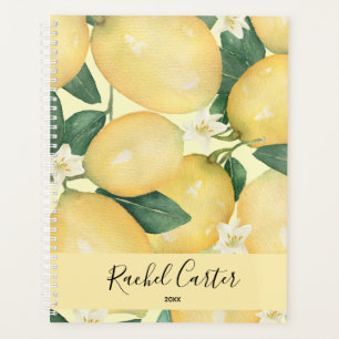 Lemons Greenery Personalisiert Planer
