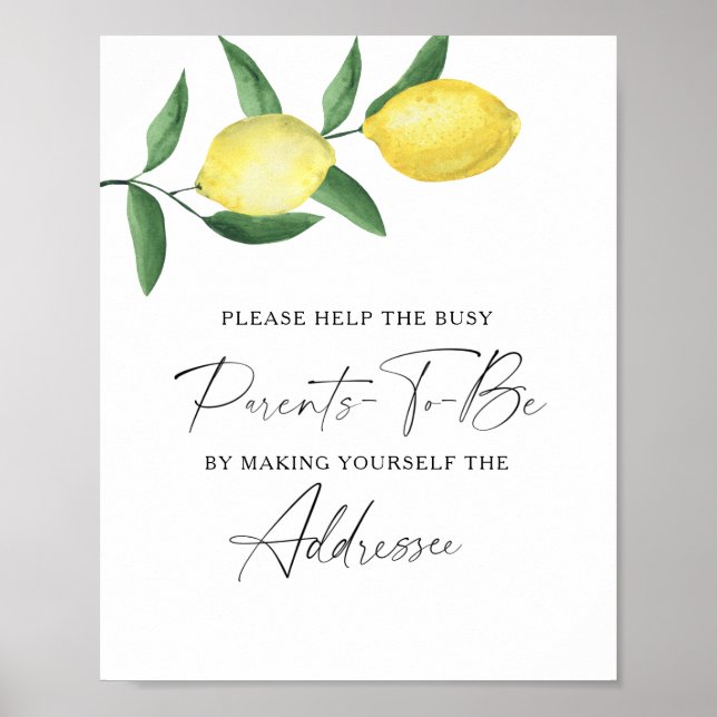 Lemons - Hilfe für die betreuten Eltern, die noch  Poster (Vorne)