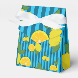 Lemons Illustration Geschenkschachtel