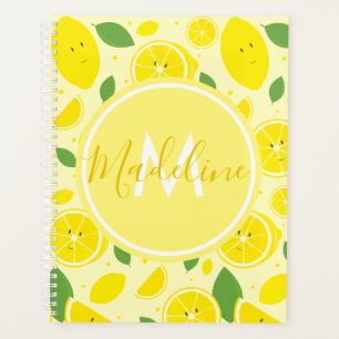 Lemons Leaf Mustername Initial Planer