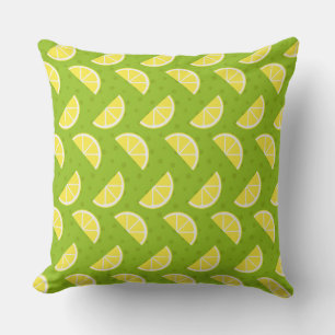 Lemons Muster Kissen
