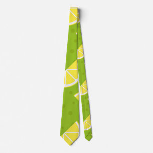 Lemons Muster Krawatte
