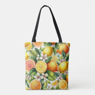 Lemons Muster Tasche