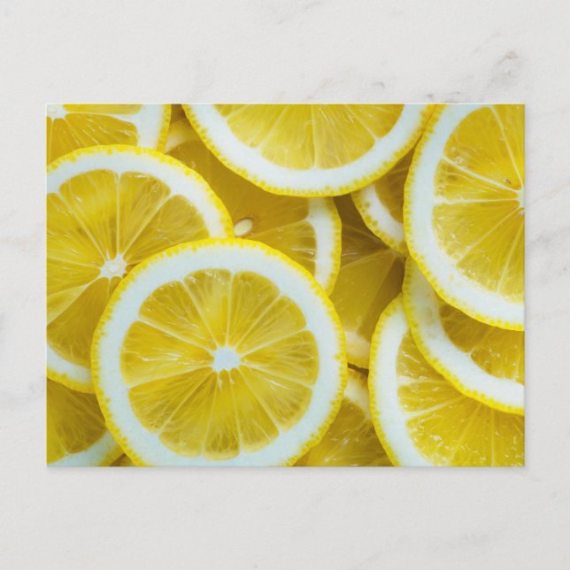 Lemons Nah-up Foto Postkarte (Vorderseite)