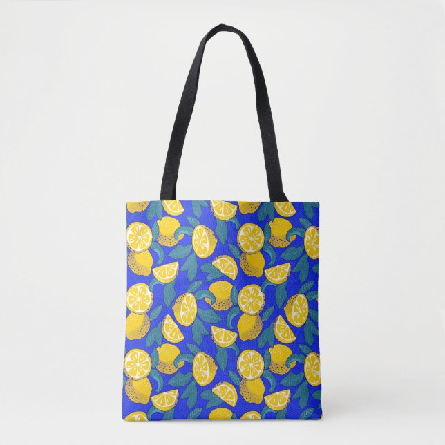 Lemons Pop Art Tasche (Vorderseite)