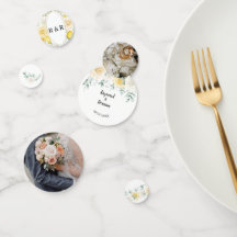 Lemons & Rose Hochzeitsempfang Confetti