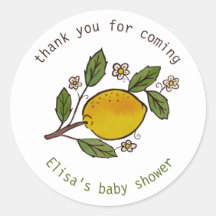 Lemons Rustic CUSTOM BABY SHOWER