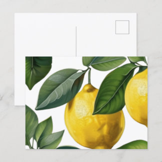 Lemons Summer Postkarte