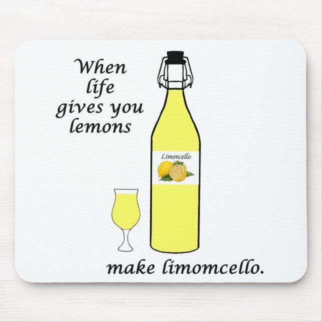 Lemons to Limoncello Mousepad (Vorne)