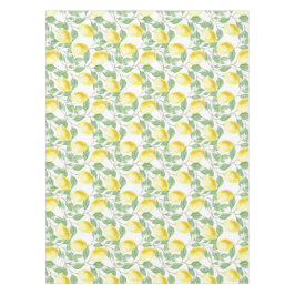 Lemons und Blätter Design Tablecloth Tischdecke