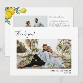 Lemons Wedding Danke Foto