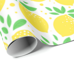 Lemons Wrapping Paper Geschenkpapier