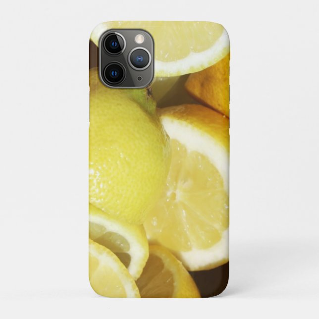 Lemons Yellow Case-Mate iPhone Hülle (Rückseite)
