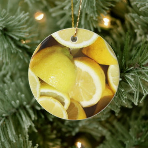 Lemons Yellow Keramik Ornament