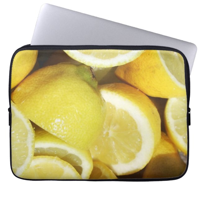 Lemons Yellow Laptopschutzhülle (Vorderseite)
