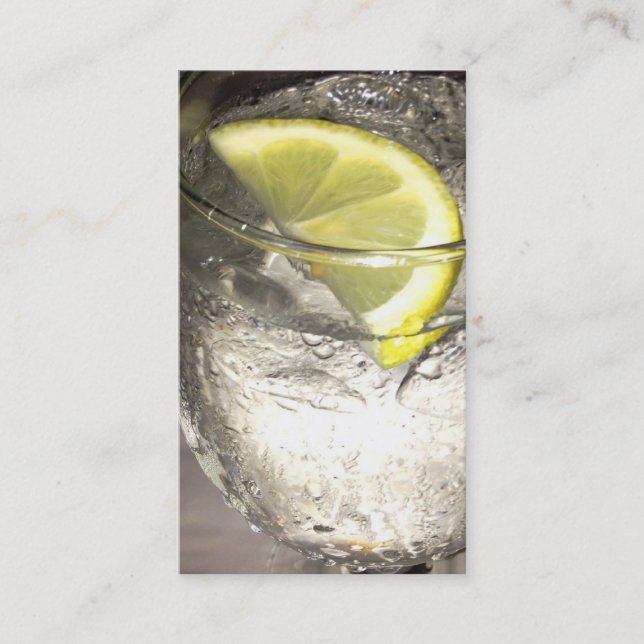Lemonwater - Lebensmitteldienst-Visitenkarte - Visitenkarte (Vorderseite)