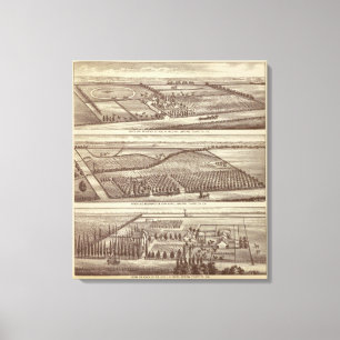 Lemoore, Armona Ranchs Leinwanddruck