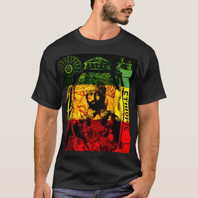 L'empereur Mystique Naturel Haile Selassie T-Shirt (Devant)