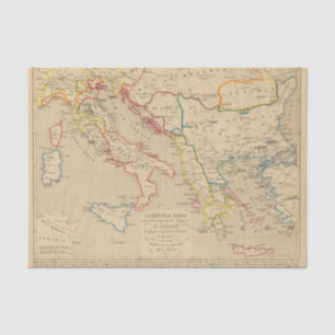 L'Empire Grec, l'Italie, 1300 1400 Seidenpapier