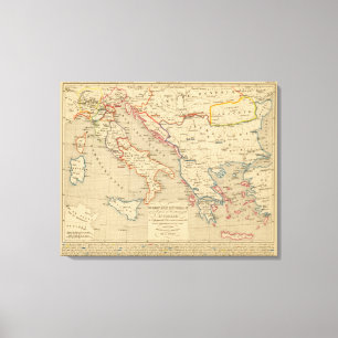 L'Empire Osmane, l'Italie, 1400 1500 Leinwanddruck