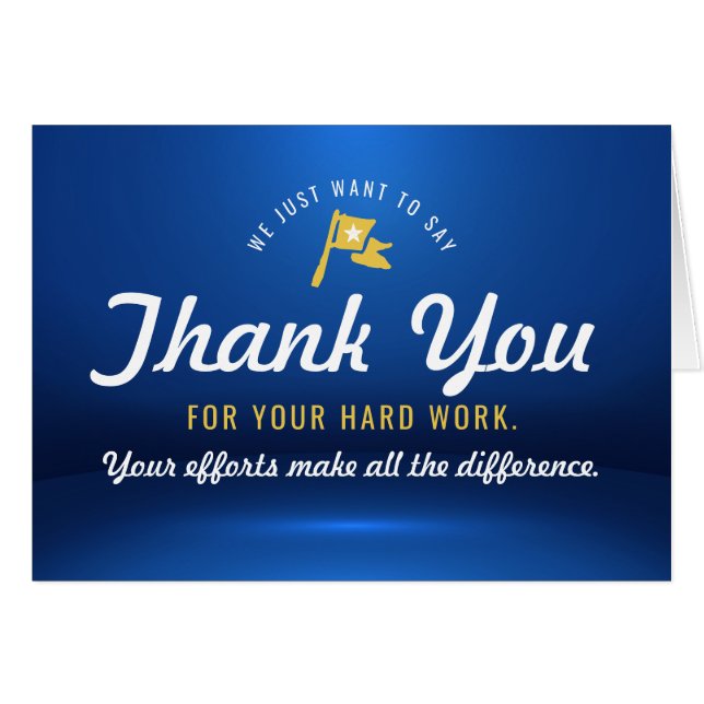 L'employé remercie, un gagnant en affaires et en v (Devant horizontal)