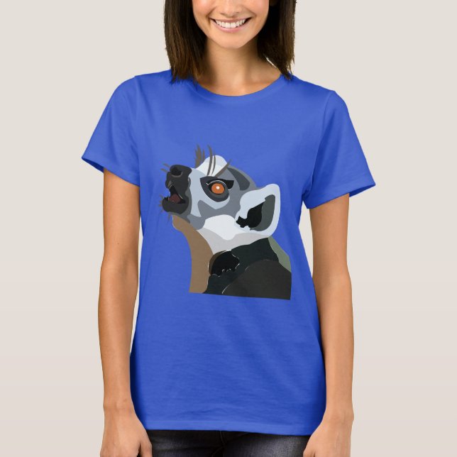 Lemur Animal T-Shirt (Vorderseite)