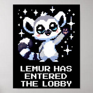 Lemur betrat Lob Poster