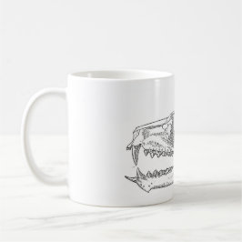 Lémur Crâne de Noël Café Mug