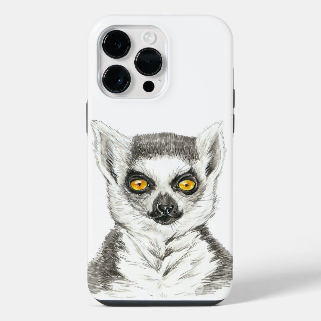 Lemur iPhone 14 Pro Max Hülle (Rückseite)