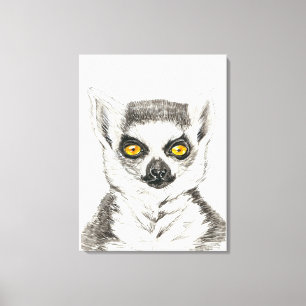 Lemur Leinwanddruck