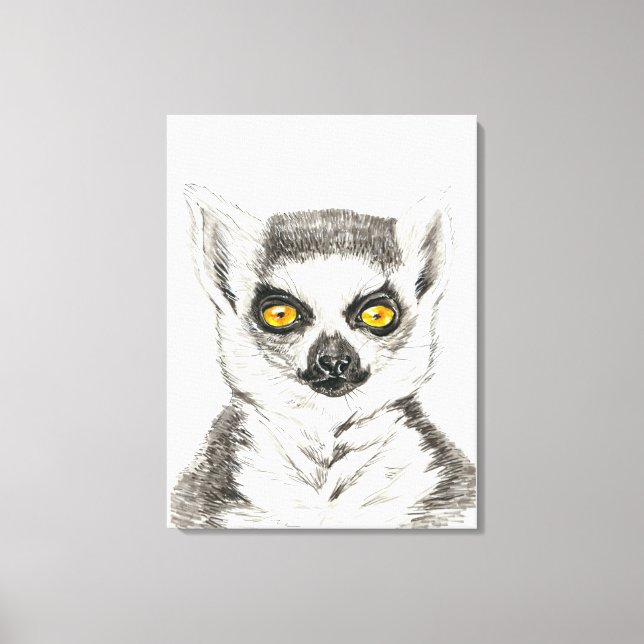 Lemur Leinwanddruck (Vorderseite)