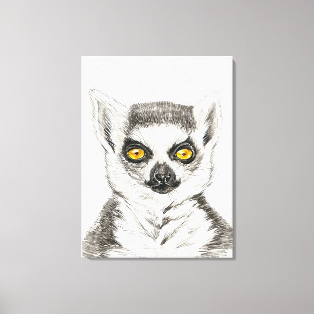 Lemur Leinwanddruck (Vorderseite)