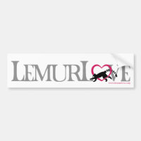 Lemur-Liebeaufkleber