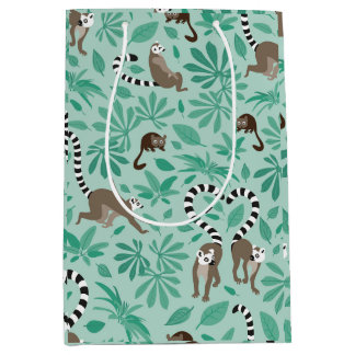 Lemur love mint leaves mittlere geschenktüte