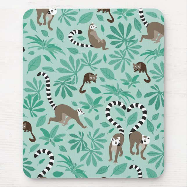 Lemur love mint leaves mousepad (Vorne)