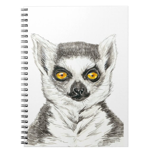 Lemur Notizblock (Vorderseite)