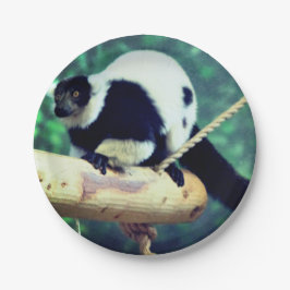 Lemur Pappteller