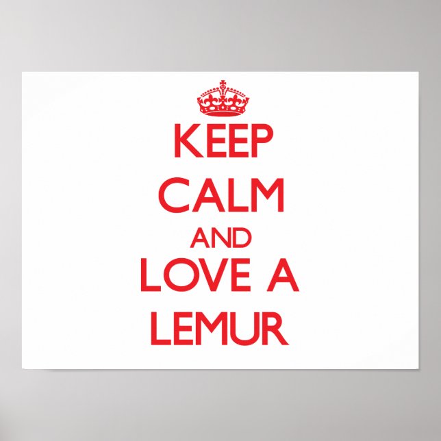 Lemur Poster (Vorne)
