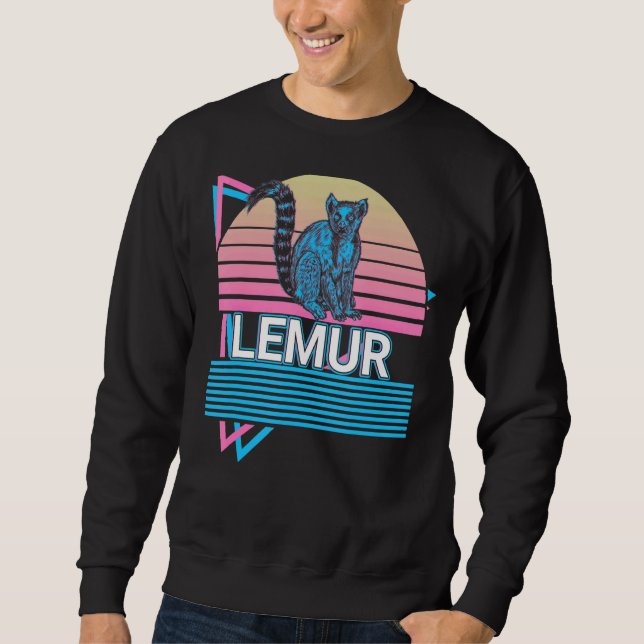 Lemur Retro Sweatshirt (Vorderseite)