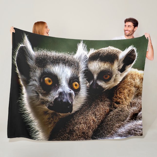 LEMUR und BABY Fleecedecke (Beispiel)