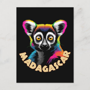 Lemur von Madagaskar Postkarte