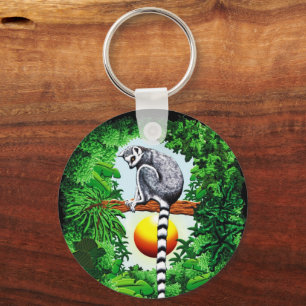 Lemur von Madagaskar Schlüsselanhänger