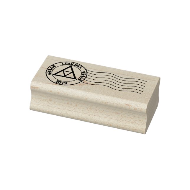 Lemurian Postmark Gummistempel (Stempel)