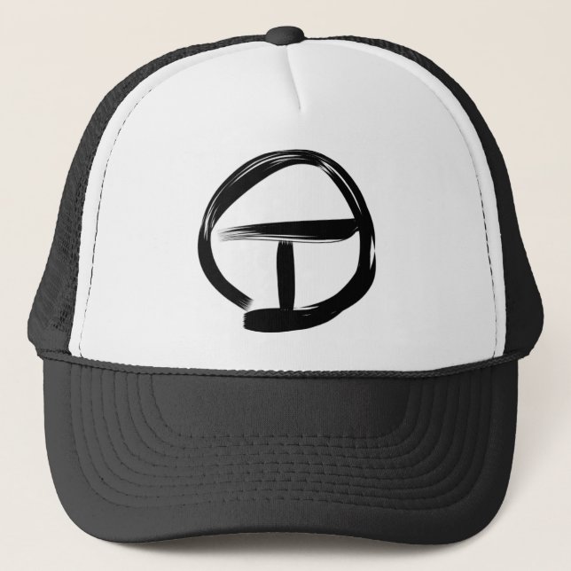 Lemurian Tau-Symbol Truckerkappe (Vorderseite)