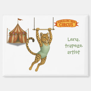 Lena Leopard Trapezartistin Magnet