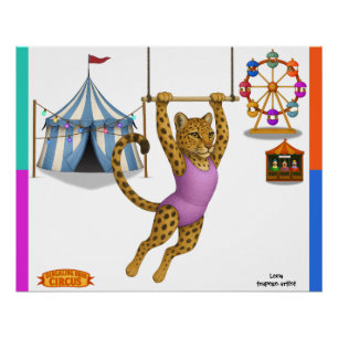 Lena Leopard, Trapezartistin Poster