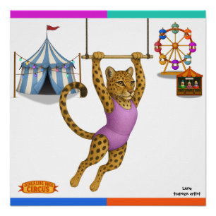 Lena Leopard, Trapezartistin Poster
