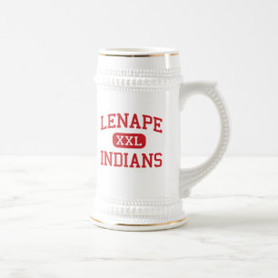Lenape - amerikanischer Ureinwohner - hoch - Bierglas