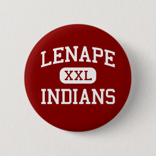 Lenape - amerikanischer Ureinwohner - hoch - Button